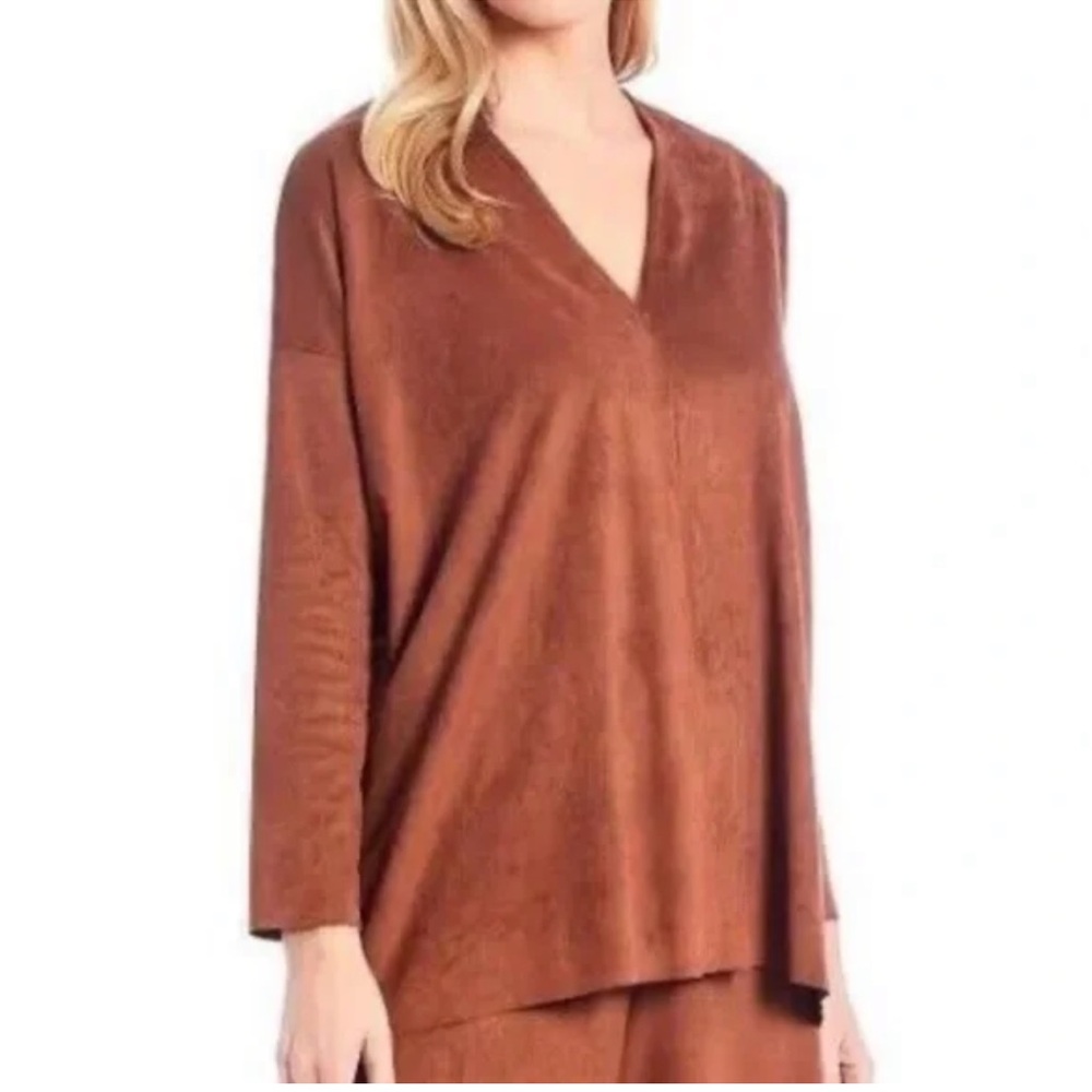 Bryn WALKER Baxter Faux Suede Dolman Sleeve Top Tunic